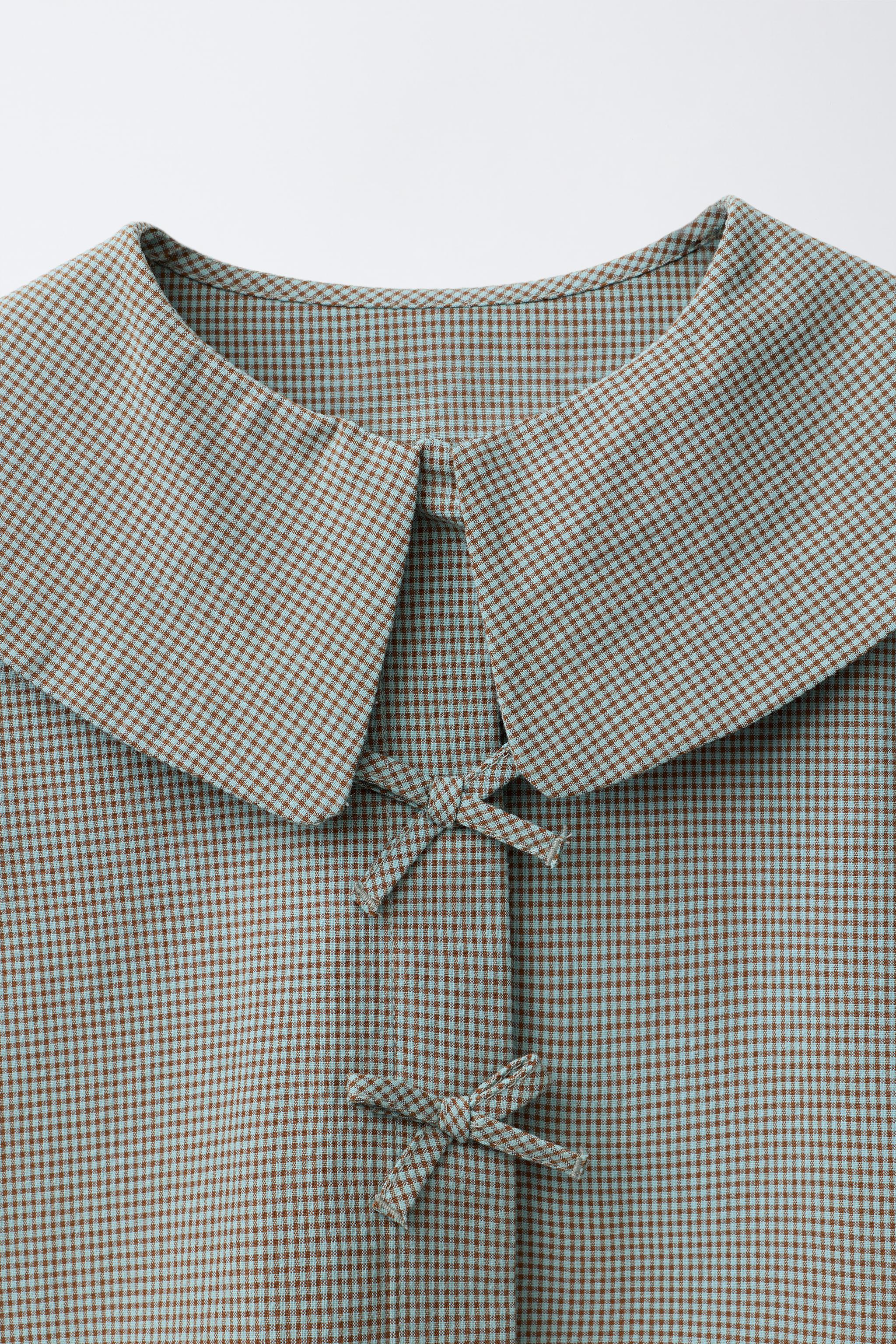 CHEMISE COL CARREAUX VICHY